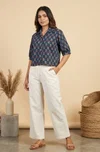 K 960 New Colors By Naisha Cotton Printed Crop Shirt
